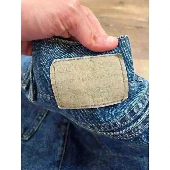 Vintage Levi's 900 Series Mom Blue Jeans Brown Tag Women's 31X31 Made In USA - Picture 9 of 12